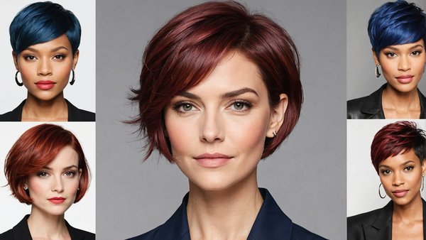 Couleurs et styles incontournables de la saison pour cheveux courts